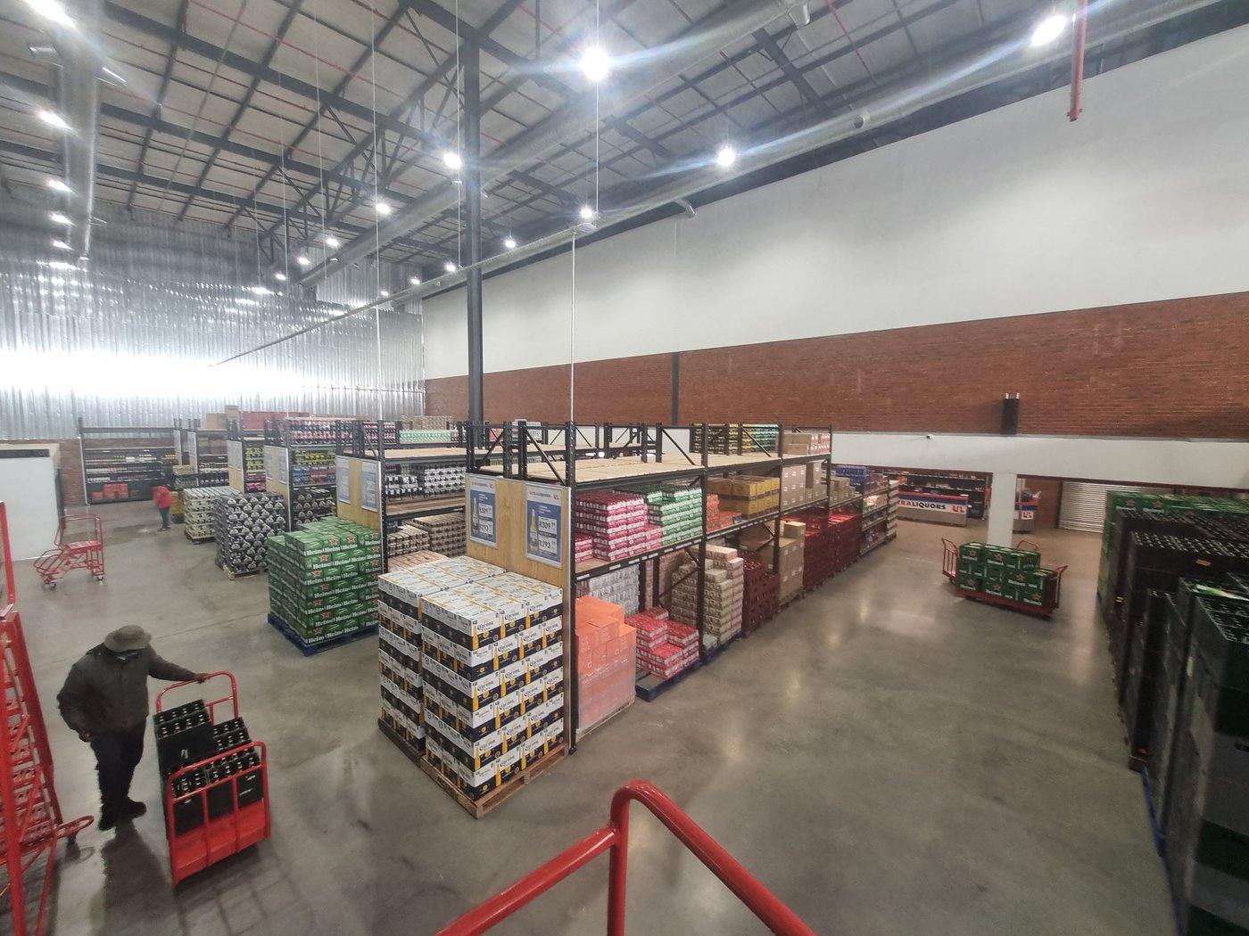 Interior of a different Ultra Liquors branch fitted out by Sputnik Energy